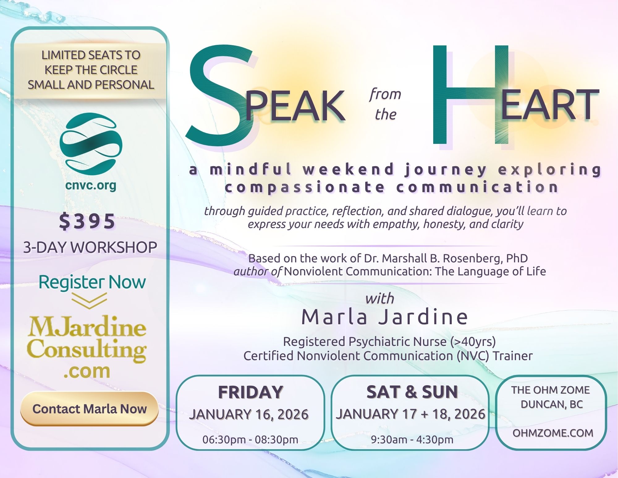 a compassionate communication weekend journey (Flyers (Landscape))